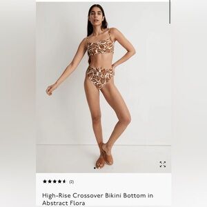 Madewell Floral Bikini, size S